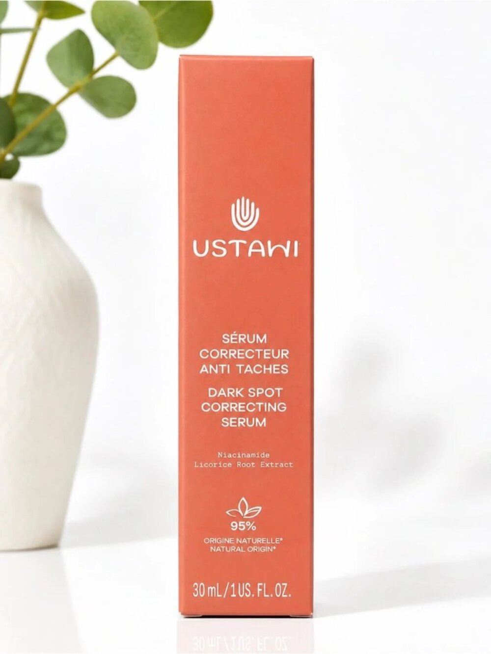 USTAWI Dark Spot Correcting Serum Niacinamide Licorice Root Brightening France
